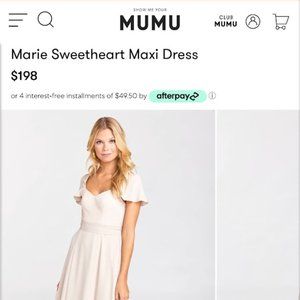 Show Me Your MuMu - Marie Sweetheart Maxi Dress - Show Me The Ring Crisp